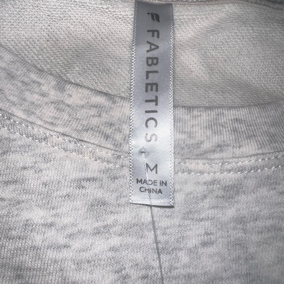 Fabletics Women's Soft Gray Terry Tank Oversized Size Medium NWT - Picture 6 of 8